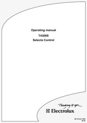 Electrolux T4300S Operating Manual