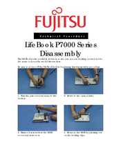 Fujitsu Lifebook P7000 series Technical Procedures