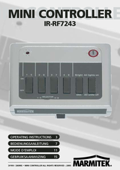 Marmitek IRRF7243 Operating Instructions Manual