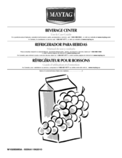 Maytag BEVERAGE CENTER Use & Care Manual