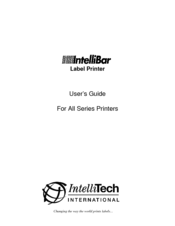 IntelliBar All Series Printers User Manual