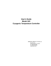 Cryo-con 24C User Manual