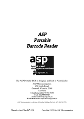 ASP Portable BCR Manual