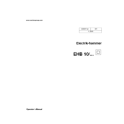 Wacker Neuson EHB 10 series Operator's Manual