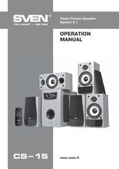 Sven c5-15 Operation Manual