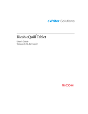 Ricoh eQuill User Manual