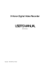 X-Vision Digital Video Recorder User Manual