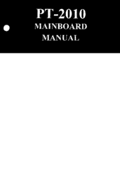 FIC PT-2010 Manual
