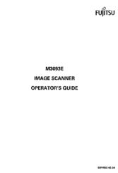 Fujitsu M3093E Operator's Manual