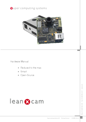 Supercomputing Systems leanXcam Hardware Manual
