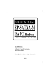 EPOX EP-5ATXA-M Instructions Manual