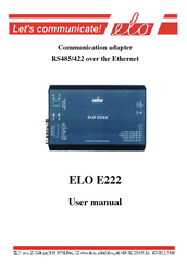 Elo TouchSystems E222 User Manual