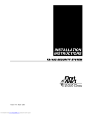 First Alert FA142C Installation Instructions Manual
