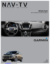 Garmin NTX54-Ford Instructions Manual