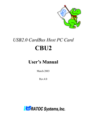 Ratoc Systems CBU2 User Manual