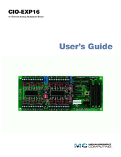 Measurement Computing CIO-EXP16 User Manual