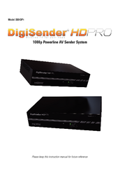 DigiSender DGHDP1 Instruction Manual