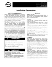 Payne PH3A Installation Instructions Manual