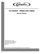 Cornelius WM600 Service Manual