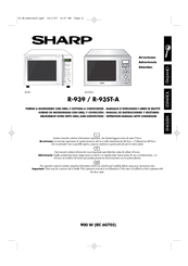 Sharp R-939 Operation Manual