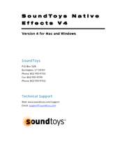 SoundToys Native Effects V 4 Getting Started