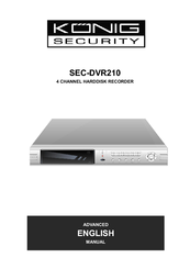 Konig SEC-DVR210 Manual