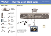 VCON HD3000 Quick Start Manual