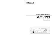 Roland AF-70 Owenrs Manual