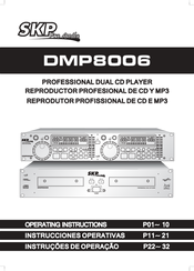 SKP Pro Audio DMP8006 Operating Instructions Manual