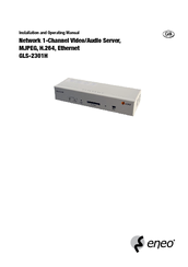 Eneo GLS-2202H Installation And Operating Manual