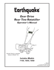 Earthquake 7155 Operator's Manual