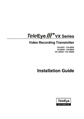 TeleEye VX-8004 Installation Manual