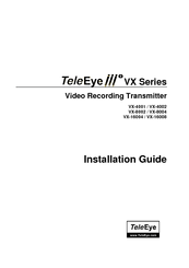 TeleEye VX-4001 Installation Manual