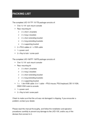 Server Racks Australia LKD-151TB User Manual