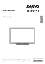 Sanyo CE42FD17-B Instruction Manual