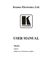 Kramer VM-73 User Manual