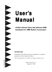 Amd Athlon User Manual