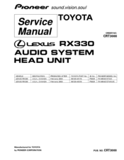 Pioneer FX-M8427ZT/UC Service Manual