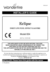 Wonderfire Eclipse 654 Installer's Manual