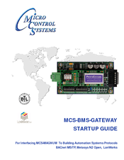 Micro control systems MCS-BMS-GATEWAY Startup Manual