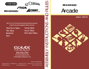 RHINO Arcadw M01632F Assembly Instructions And Rules