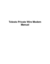 Telesto Private Wire Manual
