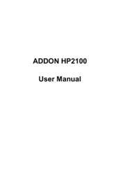 ADDON HP2100 User Manual
