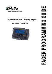 Gold Apollo AL-A25 Programming Manual