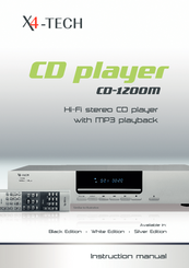 X4-TECH CD-1200M Instruction Manual