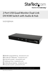 StarTech.com SV231QDVIUA User Manual