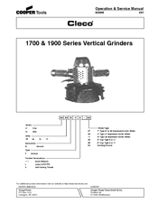 Cleco 1700 Series Operation & Service Manual