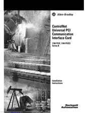 Allen-Bradley ControlNet PCI 1784-PCICS Installation Instructions Manual