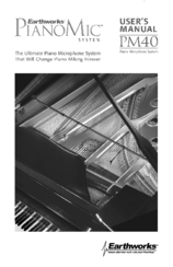 Earthworks PianoMic PM40 User Manual