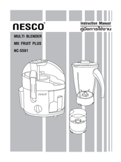 Nesco MII Fruit Plus NC-5591 Instruction Manual